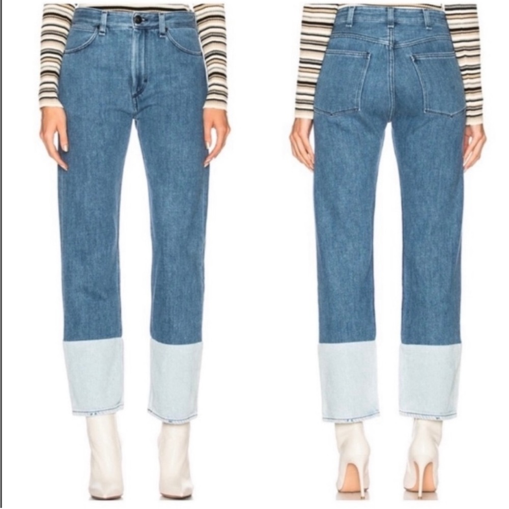 Rag and bone two tone denim jeans size 31